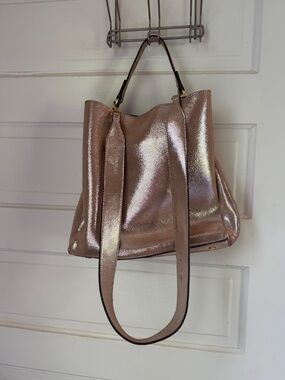 Neuville Rose Gold Crossbody Bag